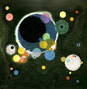 Red oval Wassily Kandinsky